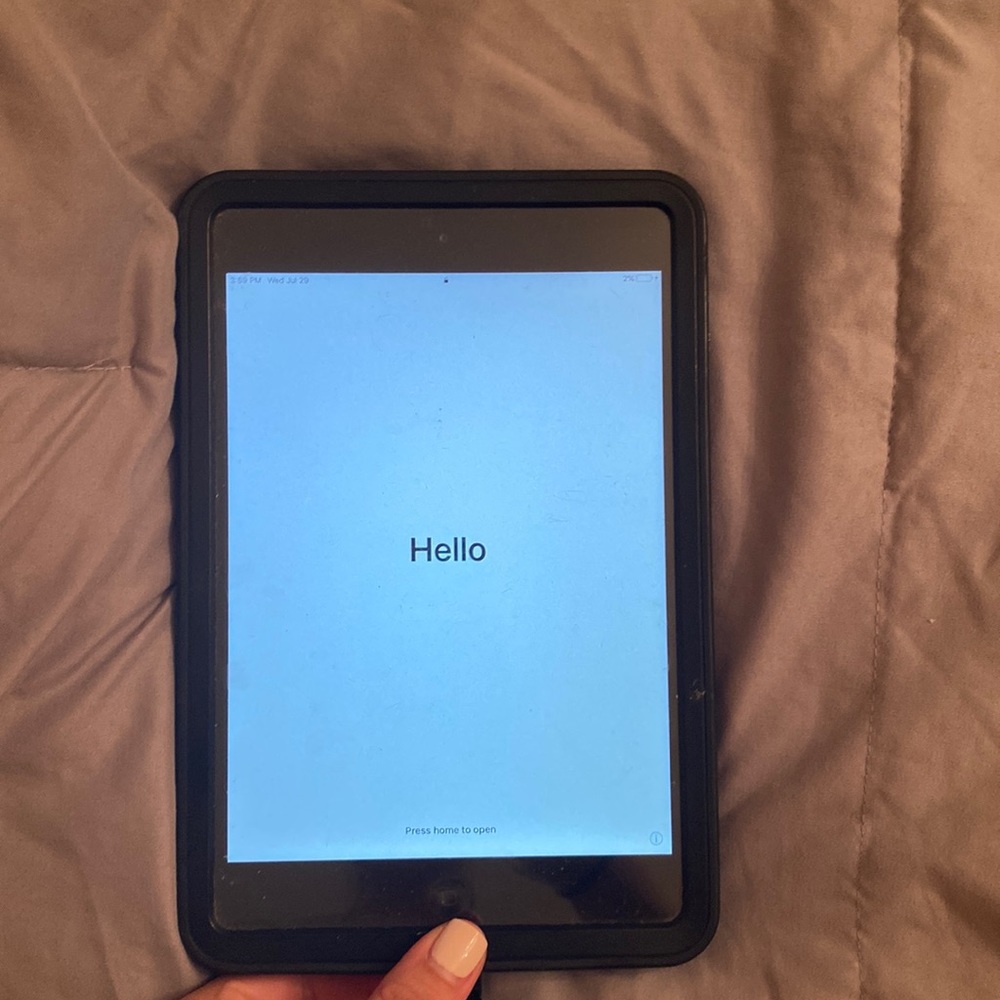 iPad Mini with Lifeproof Case